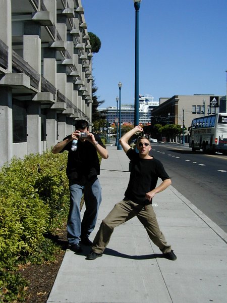 Johnny&Jay on Sidewalk in SF.jpg